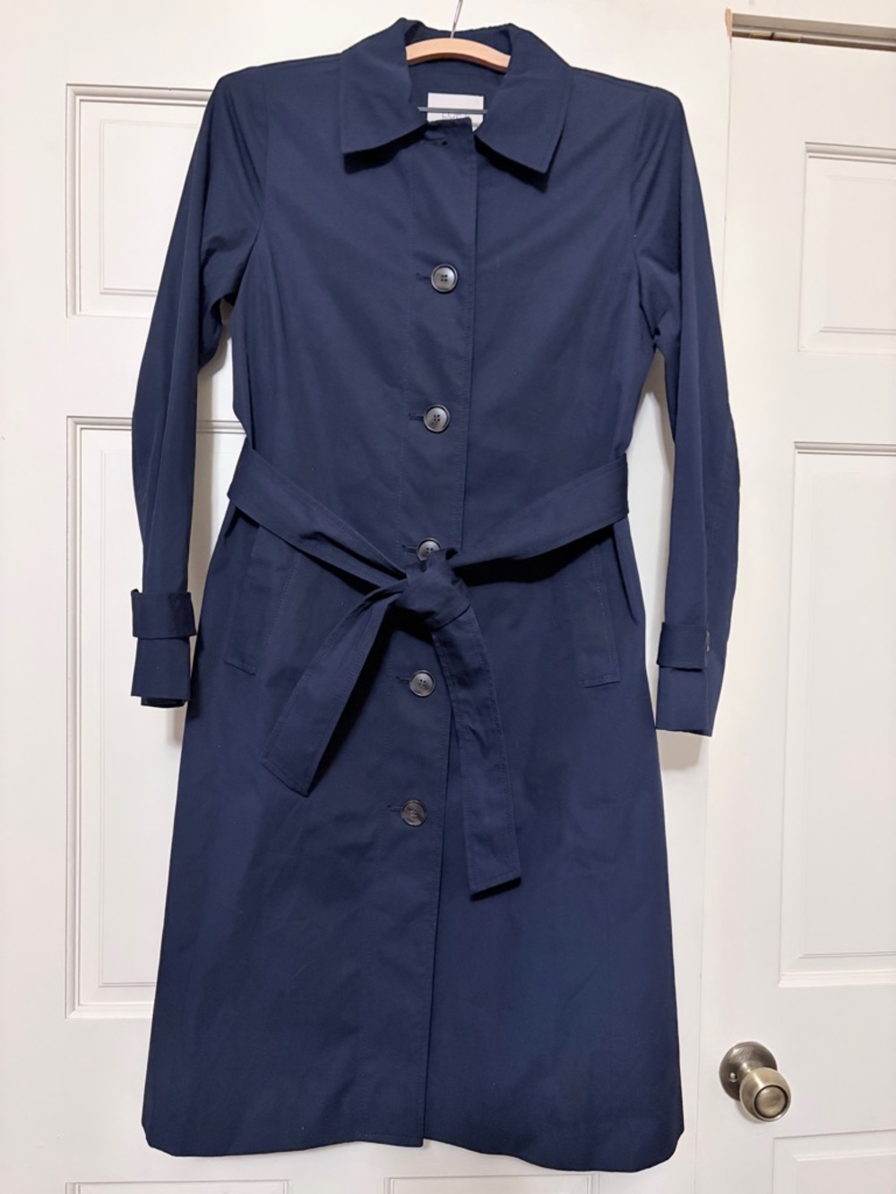 LOFT Classic Navy Trench Coat